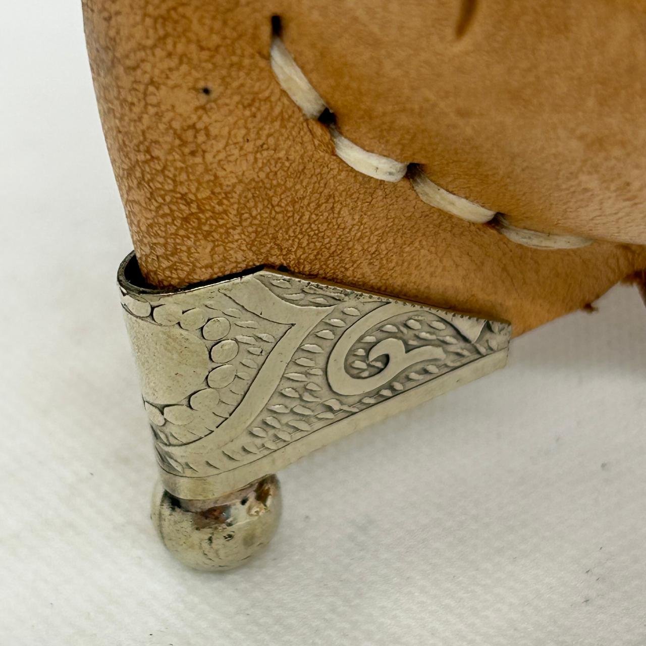 Torpedo Labrado Virola de Alpaca Cincelada con Punteras de Alpaca - Imagen 9