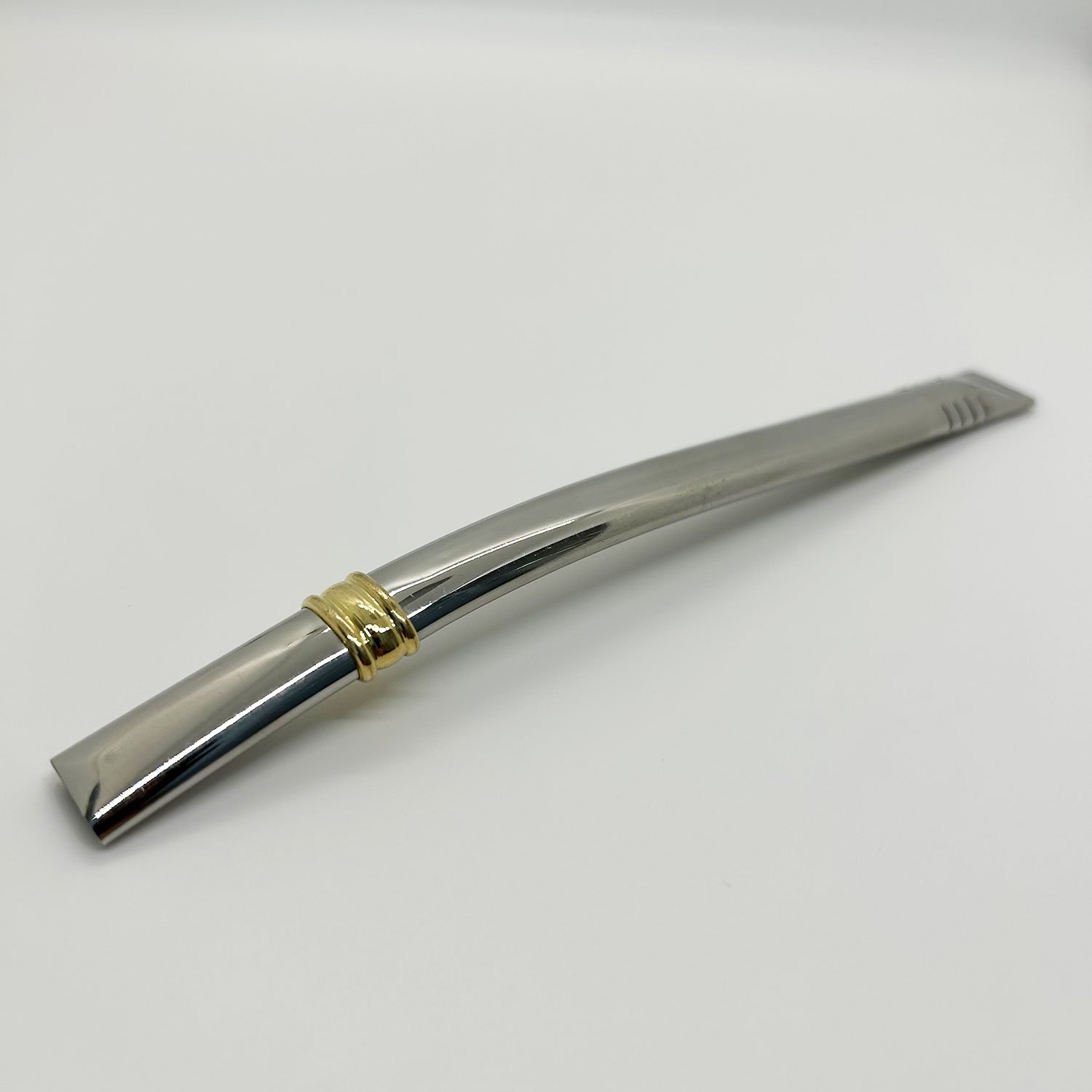 Bombilla Chata con Anillo Acero Inoxidable